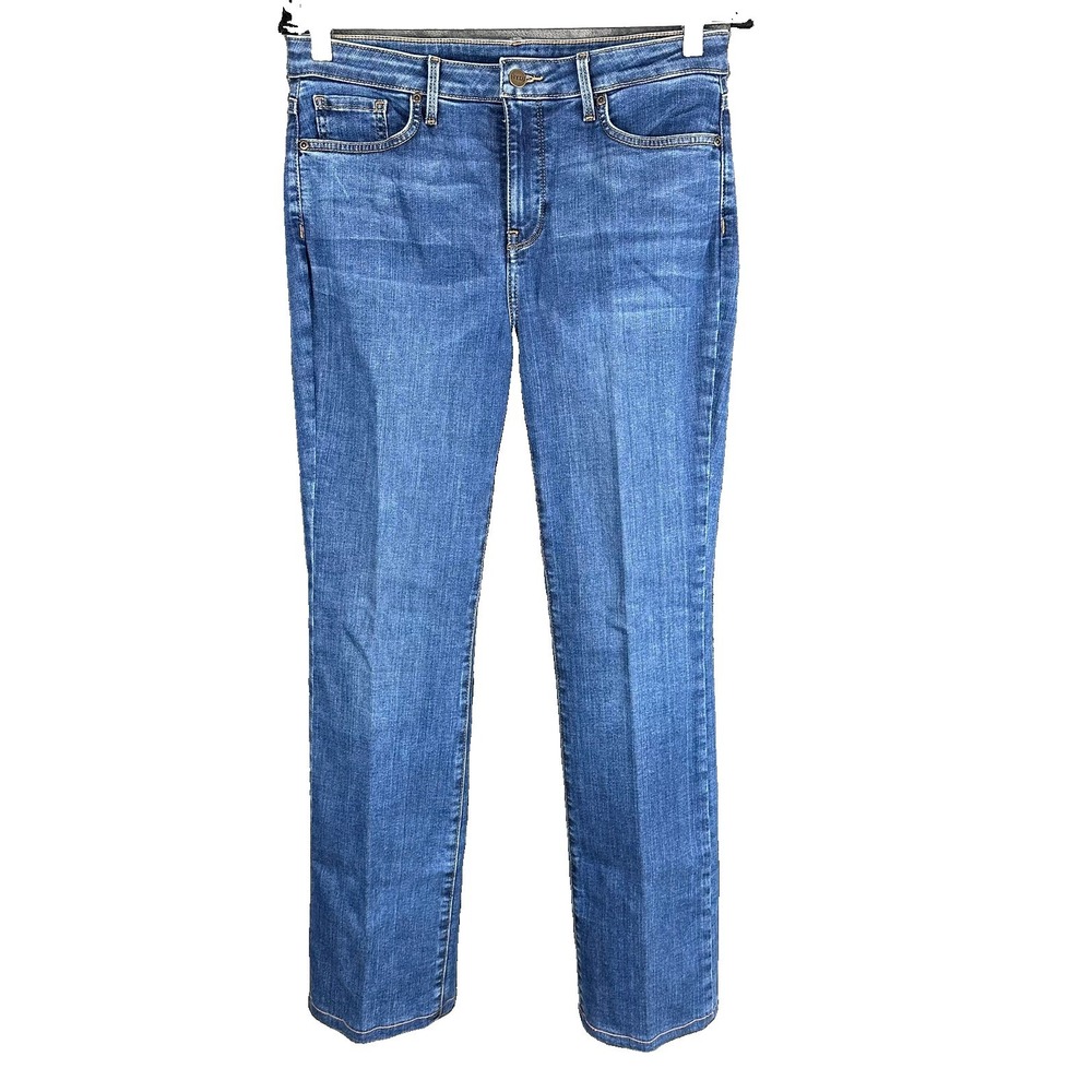 NYDJ Women's Barbara  Jeans Dark Wash Lift Tuck Technology Blue Denim Size 8
